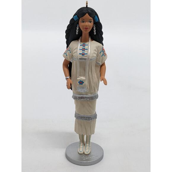 Hallmark Ornament 1996 - Native American Barbie - Dolls of the World - Picture 1 of 4